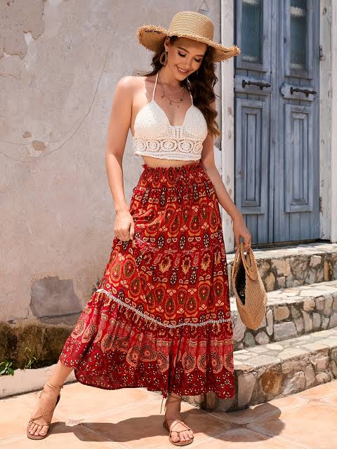 Maxi Skirts paisley