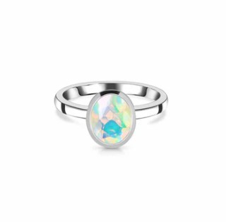 Opal jewelry ring