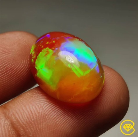image above Ethiopian opals