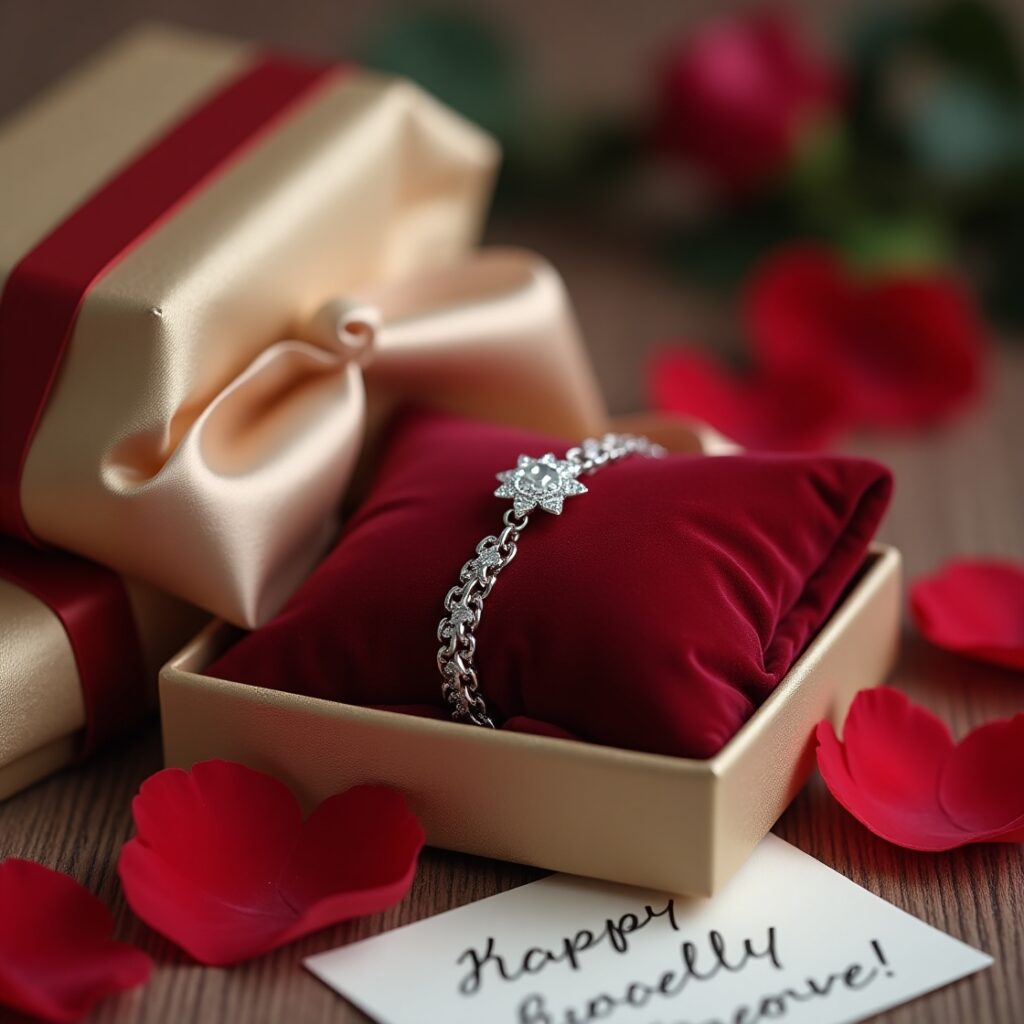 Bracelets in a gold box