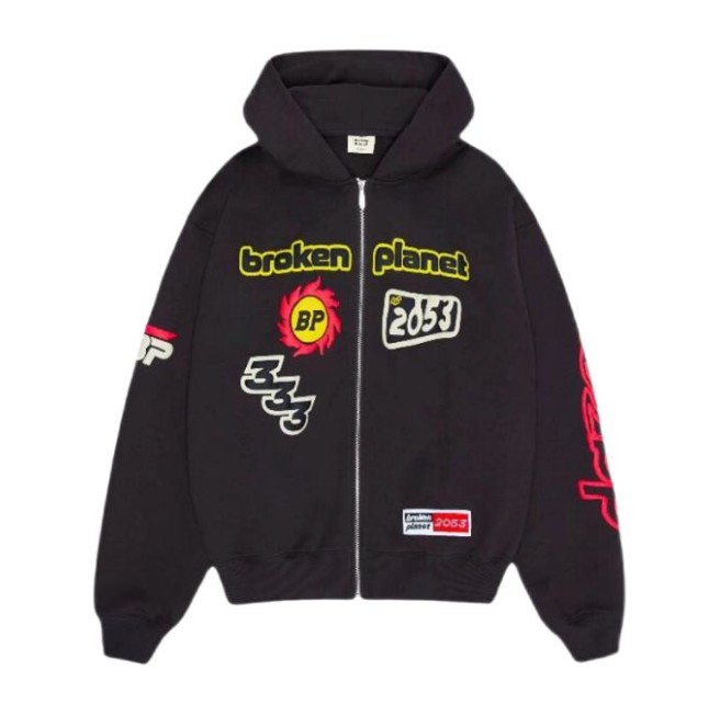 fashion frenzy broken planet Hoodie 