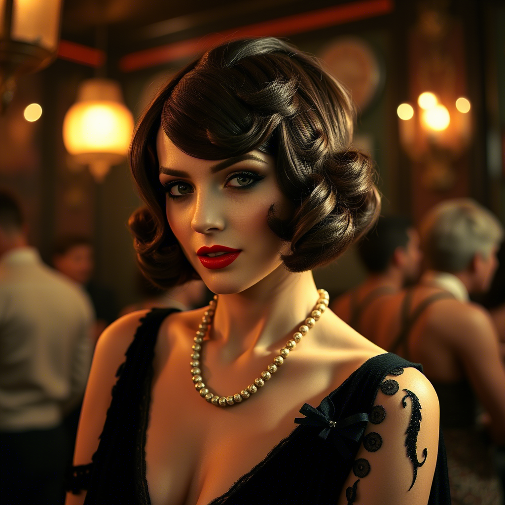 iconic hairstyles 1920's flapper Bob and finger wave