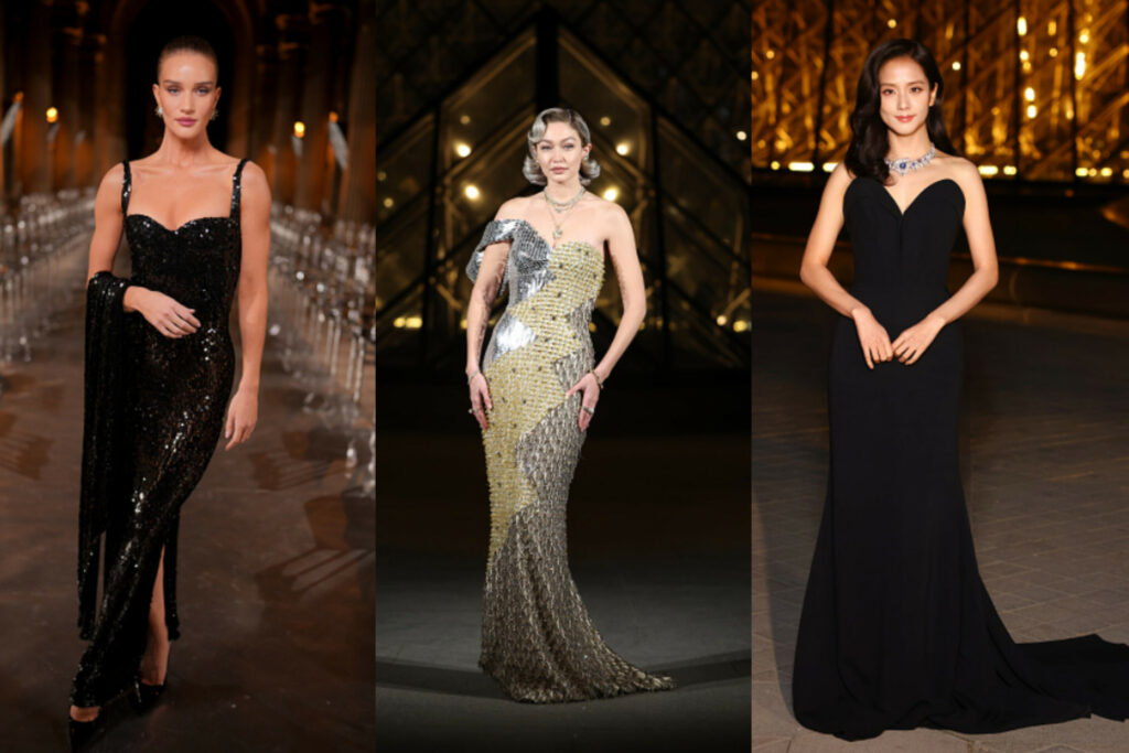 Celebrity Fashion Spotlight: Jisoo, Gigi Hadid, and Rosie Huntington-Whiteley Bring Glamour to The “Le Grand Diner du Louvre” Cocktail at Paris Fashion Week Fall/Winter 2025/2026