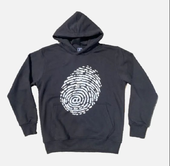 Soft joggers finger print design 