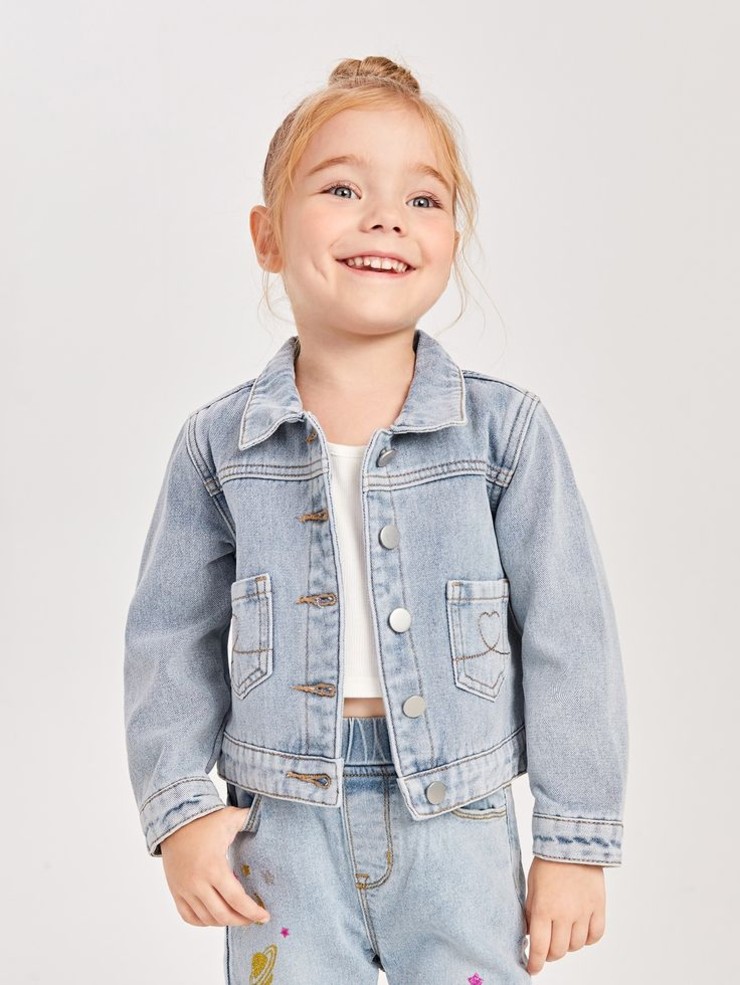 Effortlessly Cool Oversized Girls Denim Jackets
