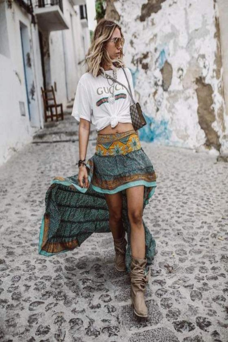 Cozy Knitwear in Boho Outfit for a Relaxed Feel