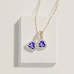 Tanzanite gemstones necklace