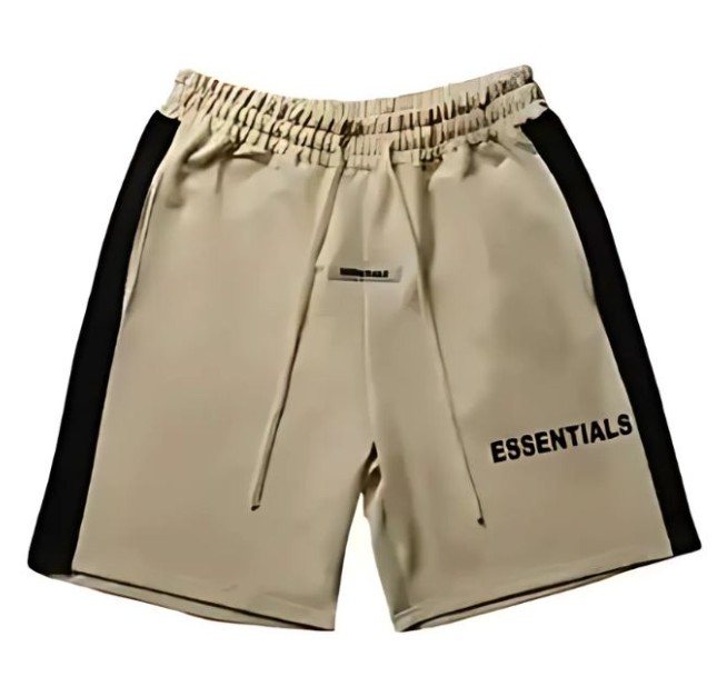 Essentials Shorts beiege with black stripes