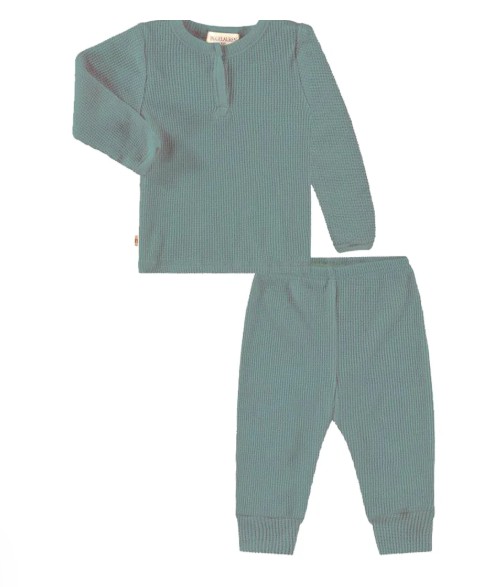 baby girl fashion green two piece outfit