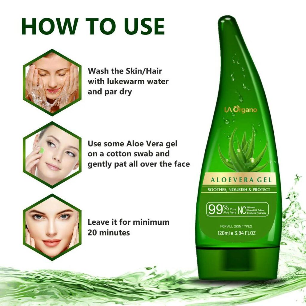 aloe vera gel bottle