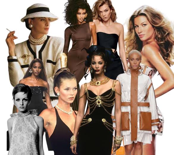  most beautiful fashion models collage