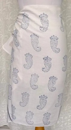  Kerala towels blue paisley