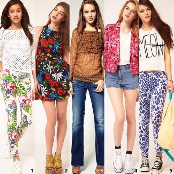 Fashion around the world tennagers