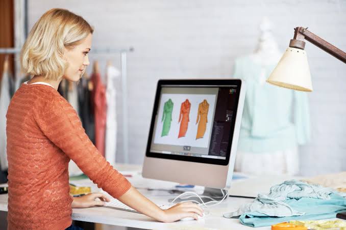technology and fashion designing with computer