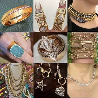 various peices of jewelry 