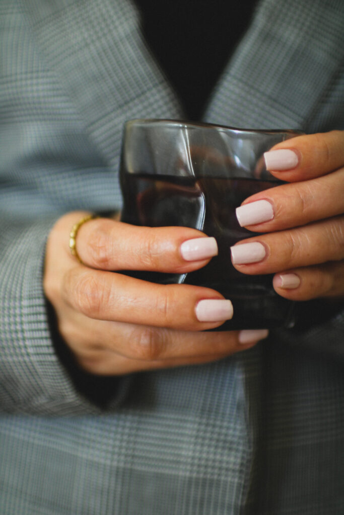 Nails in pink Orly Nail Polish