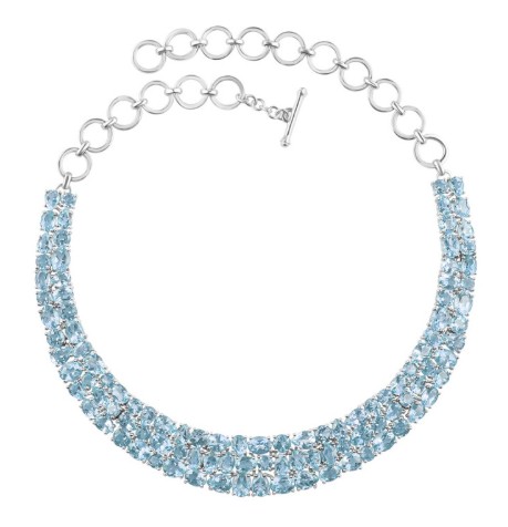 Blue Topaz Jewelry necklace