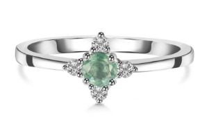 Green Kyanite Jewelry solitaire ring