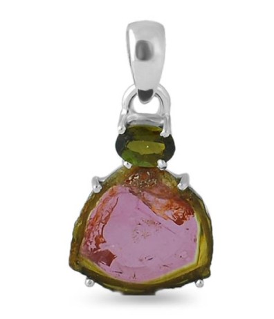 Tourmaline Jewelry pendant raw stone