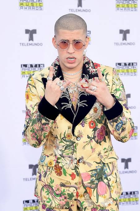 global influences on fashion model in floral blazer