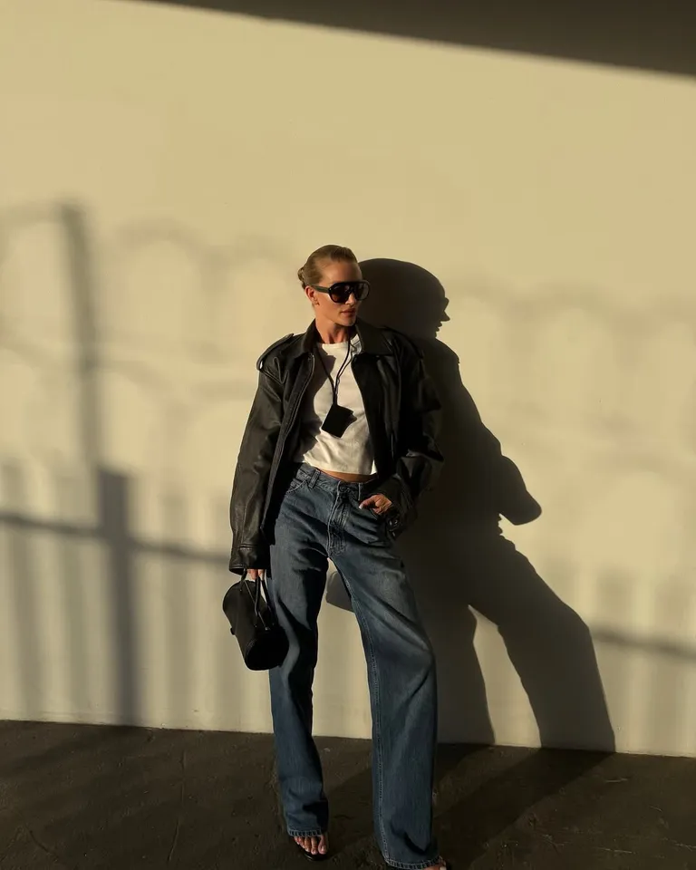 Rosie Huntington-Whiteley’s Off-Duty Edge