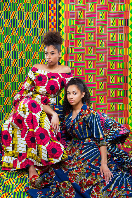 style choices models in multi colored outfits 