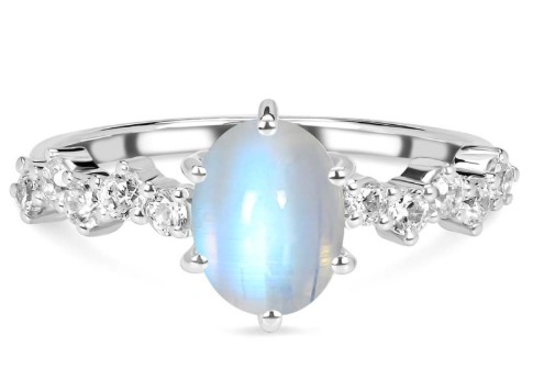 Moonstone Jewelry ring