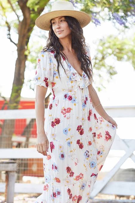 floral sun dress