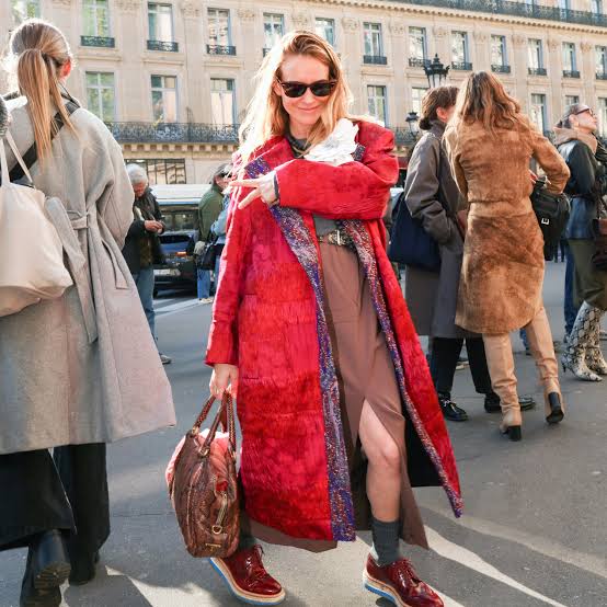 celebrity street-style moments red jacket 