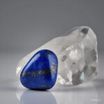 Lapis Lazuli jewelry stone and quartz