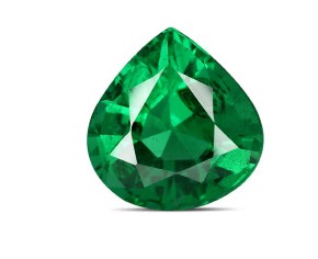 Emerald stone tear drop
