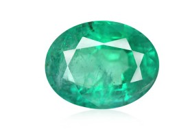 Emerald stone oval 