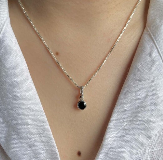 Black Tourmaline jewelry necklace