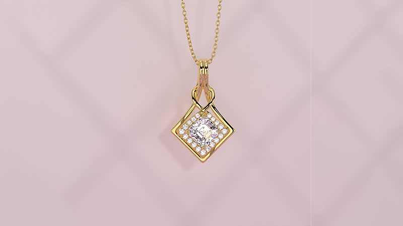 diamond necklace pendant