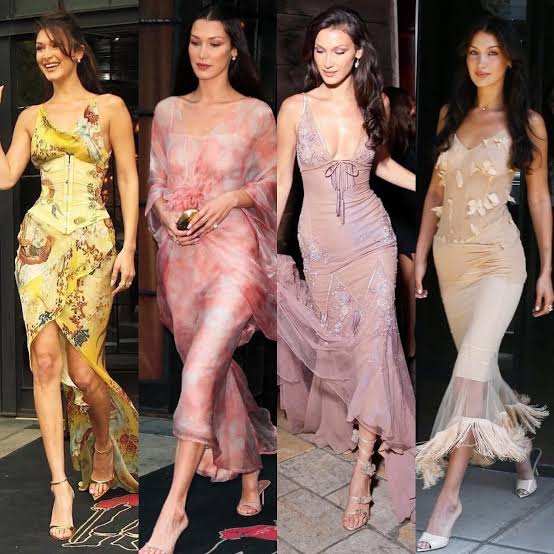 Gigi and Bella Hadid various clips