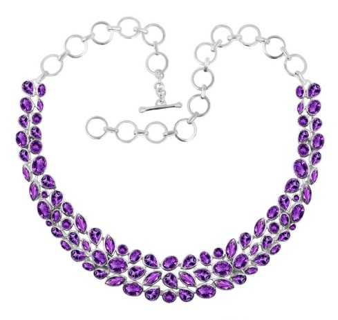 amethyst jewelry necklace
