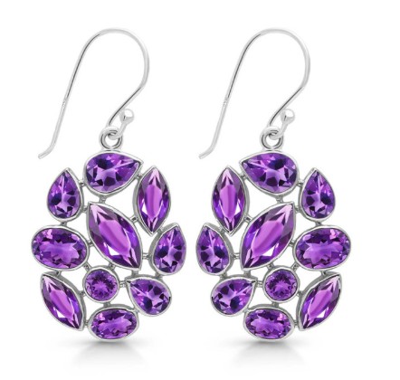 amethyst jewelry Earings