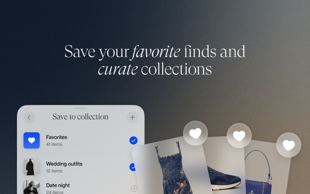 Phia AI-powered shopping app collections 