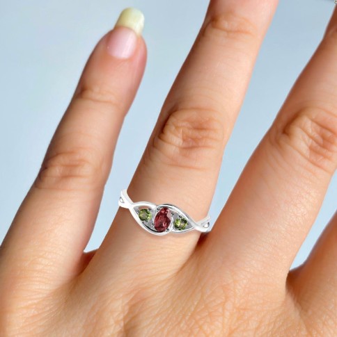 Tourmaline jewelry ring 1