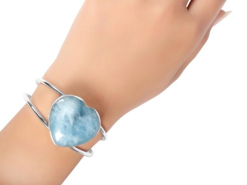 Aquamarine jewelry bracelet