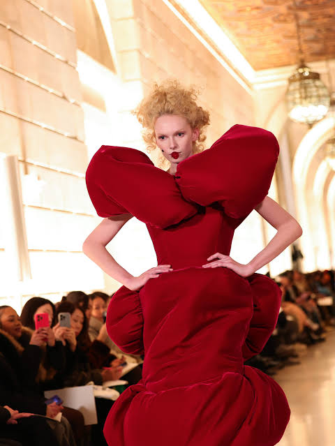 Fashion Week trends red dress