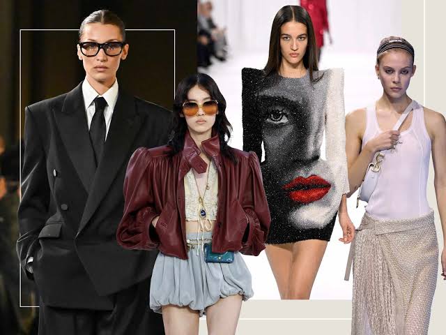 Fashion Week trends various looks