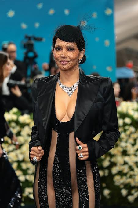 Met Gala 2025 black see through