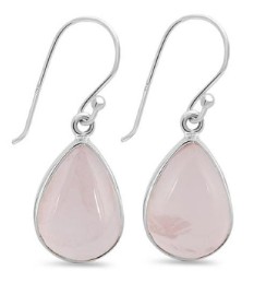 rose-quartz jewelry earrings