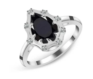Black Tourmaline ring 1