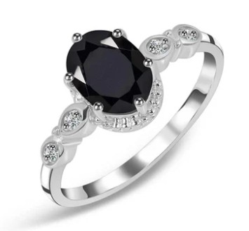 Black Tourmaline ring 2