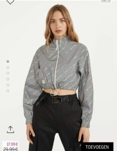 Windbreaker + High-Waisted Jeans