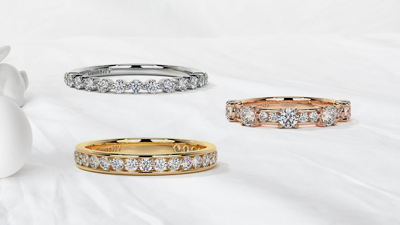 Silver and Gold wedding bands