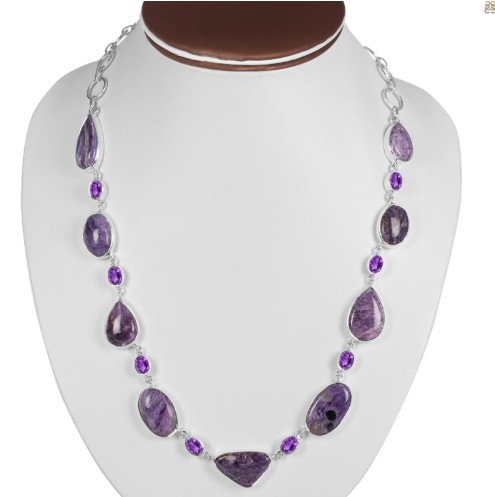 charoite jewelry necklace 