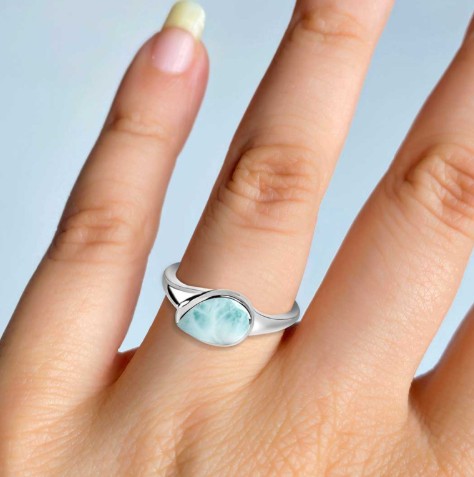 Larimar Jewelry ring